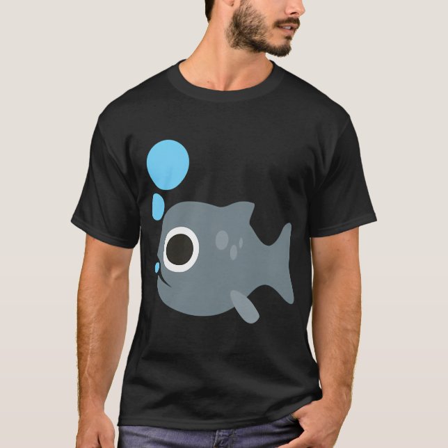Cute Fish, Wildlife T-Shirt (Front)