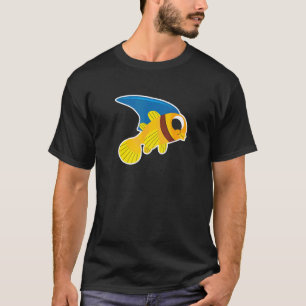 Cute Fish With Shark Fin Boys Girls Pet Shark T-Shirt