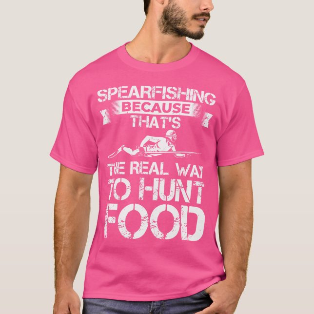Cute Fishing Fishing Expert Spearfisher Spearfishi T-Shirt (Front)