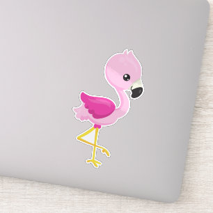 Cute Flamingo, Baby Flamingo, Pink Flamingo, Bird