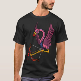 Cute Flamingo Bird Cupid T-Shirt