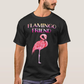 Cute Flamingo Friend Awesome Christmas T T-Shirt