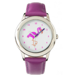 Cute Flamingo - Happy - Watch