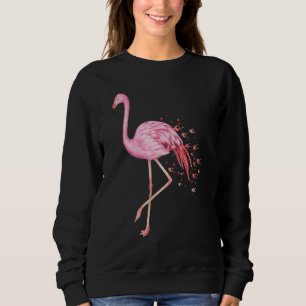 Cute Flamingo I Love You Asl American Sign Languag Sweatshirt