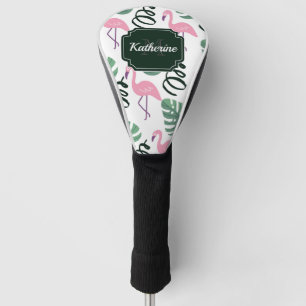 Cute Flamingo Pattern Golf Head Cover