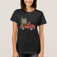 Cute Flamingo Ride Wagon Red Truck Xmas Tree  Chri