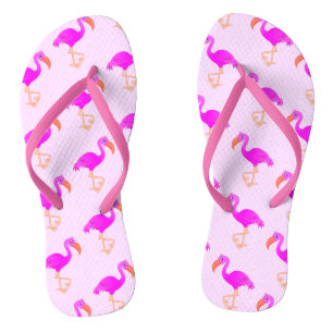 Cute Flamingos - Happy Jandals
