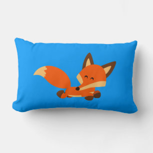 Cute Fleet Cartoon Fox Pillow
