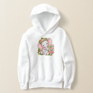 Cute Floral Baby Elephant You Make Life Brighter K
