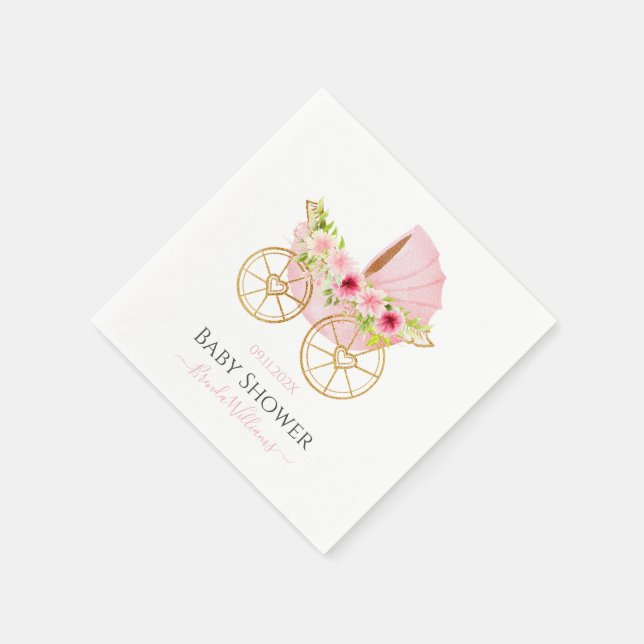 Cute floral baby Stroller Napkin (Corner)