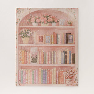 Cute Floral Book Lover Puzzle