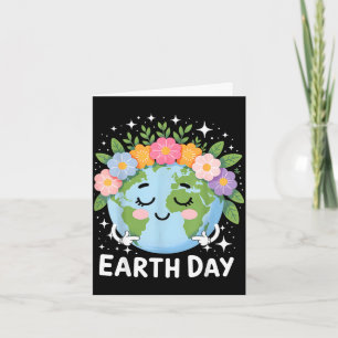 Cute floral cute earth day month 2026 card