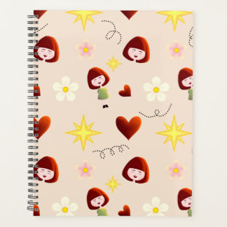 Cute Floral Girl Planner