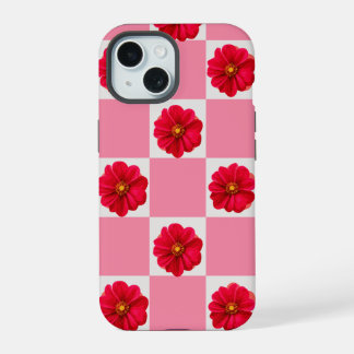 Cute floral girly design iPhone 15 case
