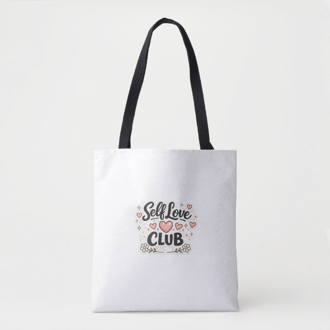 Cute floral illustration Tote Bag (Front)