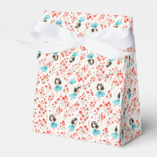 Cute Floral Kids Favor Box 