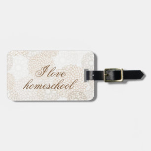 Cute Floral Luggage Tag