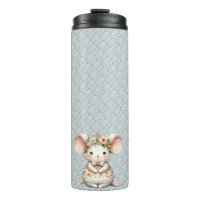 Cute Floral Mouse Dress Flower Crown