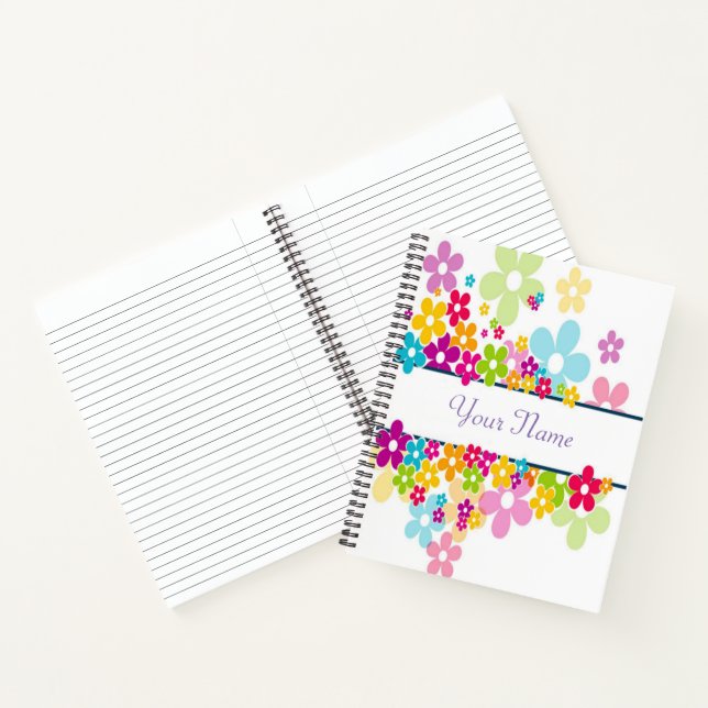 Cute floral notebook (Inside)