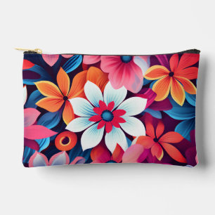 Cute Floral Pattern Accessory Pouch