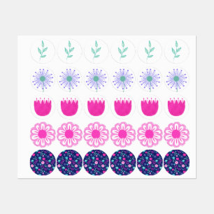 Cute floral pattern background