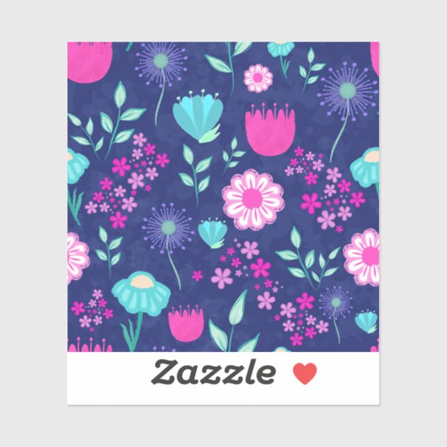 Cute floral pattern background (Sheet)