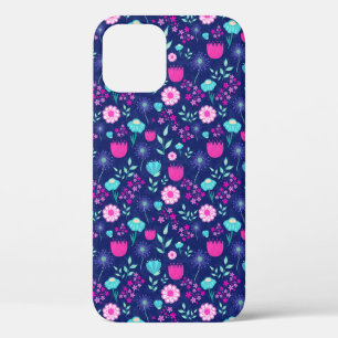 Cute floral pattern background iPhone 12 pro case