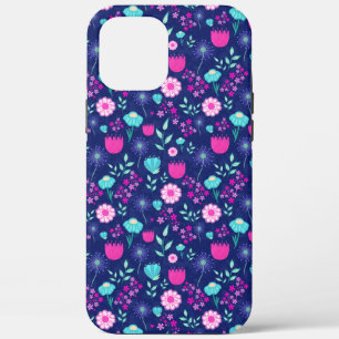 Cute floral pattern background iPhone 12 pro max case