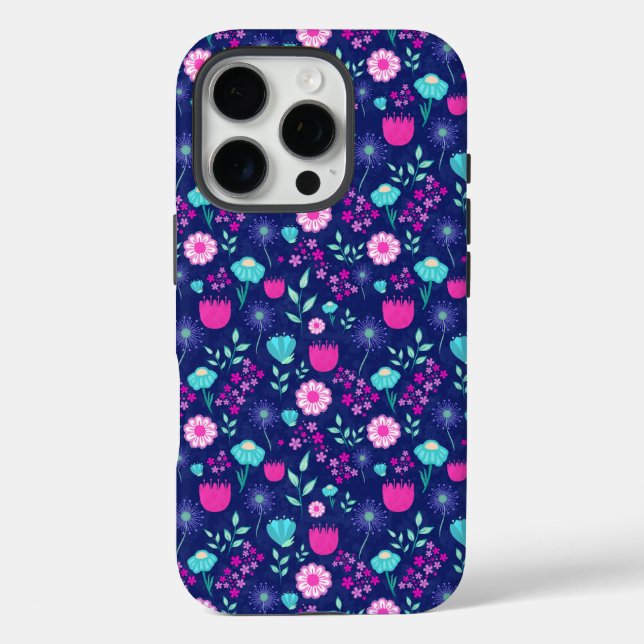 Cute floral pattern background Case-Mate iPhone case (Back)