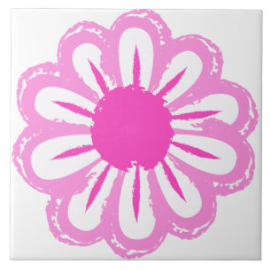 Cute floral pattern background tile