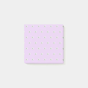 Cute floral Pattern light purple Post-it Notes