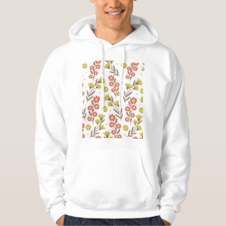 Cute floral pattern, seamless background. hoodie