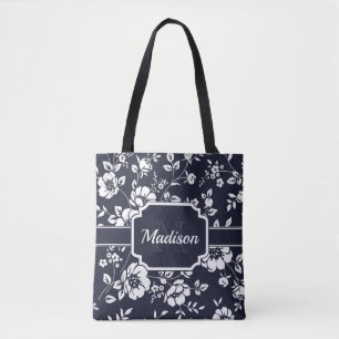 Cute Floral Pattern Tote Bag