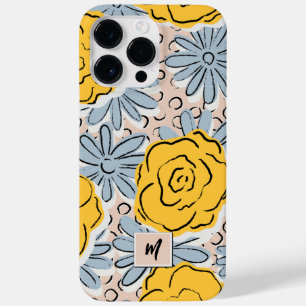 Cute Floral Personalised Name Case-Mate iPhone 14 Pro Max Case