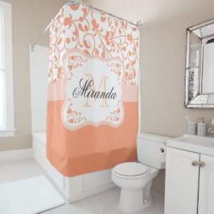 Cute Floral Shower Curtain