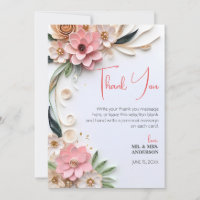Cute Floral Wedding Frame Abstract Paper Quilling