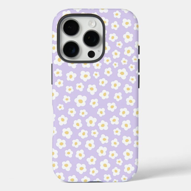 Cute floral white flower design  Case-Mate iPhone case (Back)