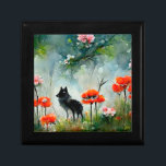 Cute floral wild animal  gift box<br><div class="desc">Its amazing design so lovely so cute so unique every one will love it .Cute floral wild animal . The potrait of a wild animal with flowers on its head. Cute beautiful design for people who love animals especially wild animals. Wild wolf wild tiger wild cute animal with flowers on...</div>