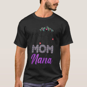 Cute Floral Women Blessed To Be Called Mum And Nan T-Shirt