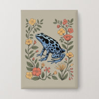 Cute Flower Blue Poison Dart Frog Toad Frog Lover