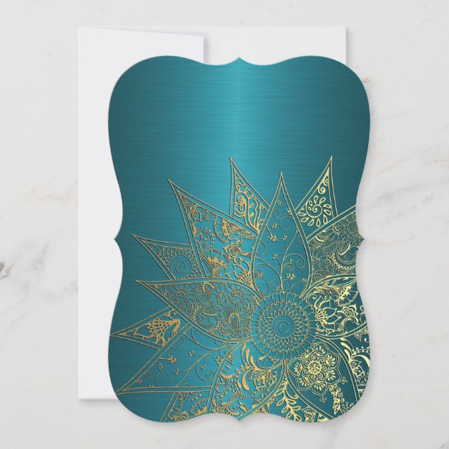 Cute flower henna hand drawn design (Front)