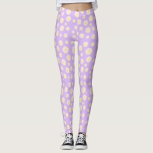 Cute Flower Pattern Leggings