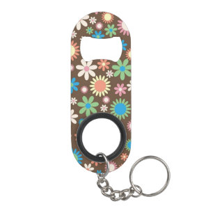 Cute Flower Power Pattern Brown