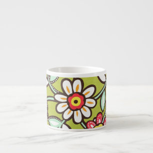 Cute Flowers Espresso Cup