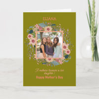 Cute Flowers Mum Daughter Quote Mother's day Photo