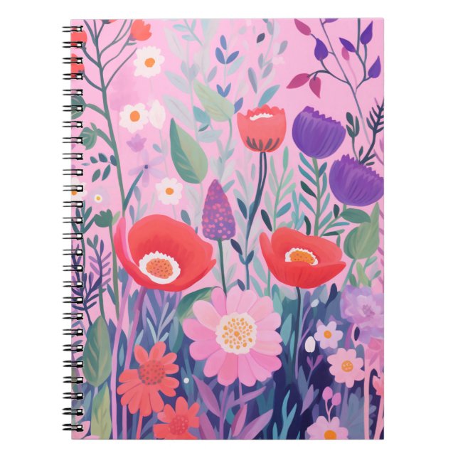 Cute Flowers Notebook (Front)