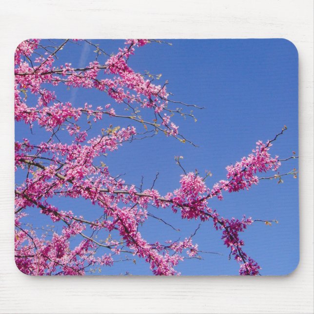 Cute flowers sky view mouse pad (Front)