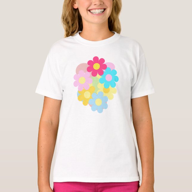 Cute Flowers T-Shirt (Front)