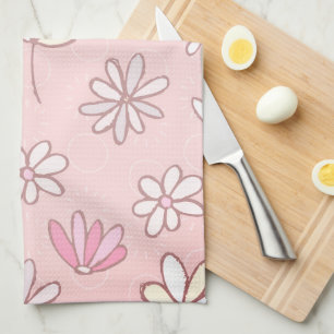 Cute Flowers Tea Towel