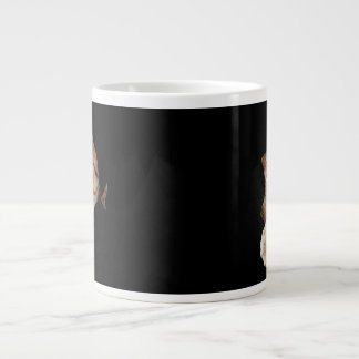 Cute Fluffy Cat Peeking Custom Coffee Mug